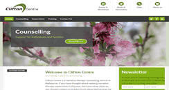 Desktop Screenshot of cliftoncentre.com